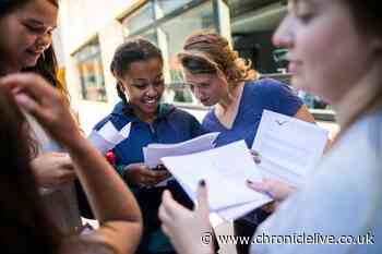 North East sees increase in top A Level grades - full list of results by region