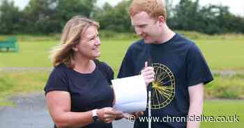 Family of visually impaired Northumberland student 'so proud' after stellar set of A Level results