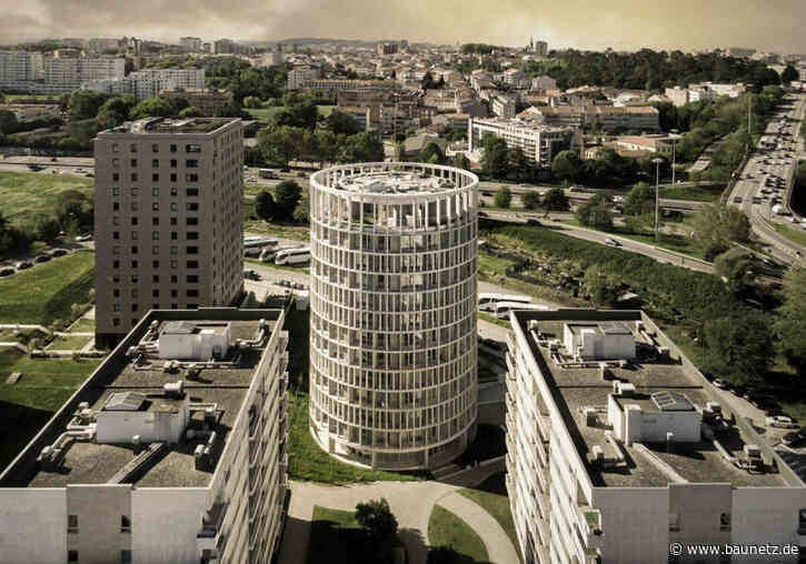 Hochhauszylinder im Handumdrehen
 - Studierendenwohnheim in Porto von OODA