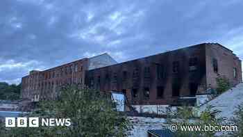 Derelict mill burnt out in overnight fire