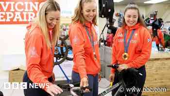 'Jump on a bike', say Team GB gold medallists