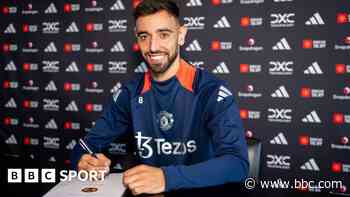 Fernandes signs new Man Utd contract until June 2027