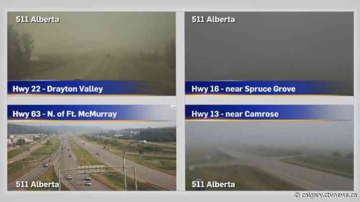 Smoke prompts air quality advisories in Alberta