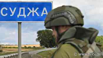 Bereits 82 Ortschaften erobert: Ukraine meldet "Befreiung" der russischen Stadt Sudscha