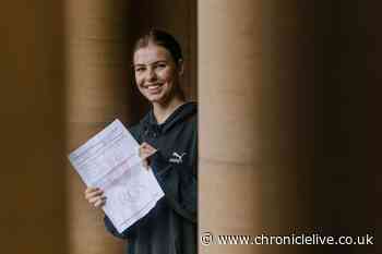 Ukrainian refugee who fled to safety in Newcastle celebrates outstanding A Level results