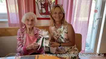 Ursula Scholz aus Erpfting feiert ihren 100. Geburtstag