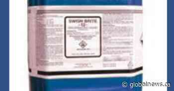 Powerful industrial cleaner used to burn partial swastika into Ontario soccer field