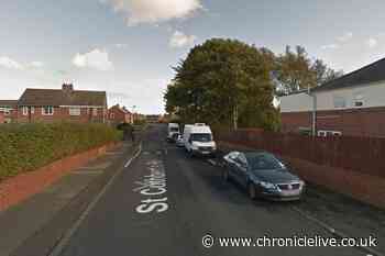 Man taken to hospital after blade attack in garden of Wallsend home