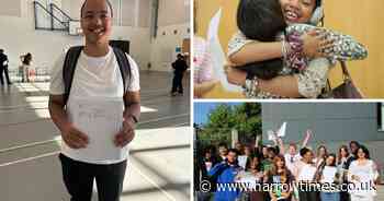 A level results day across north London schools - as it happened