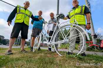 Das „Ghostbike“ ist zurück an der Westfalenstraße