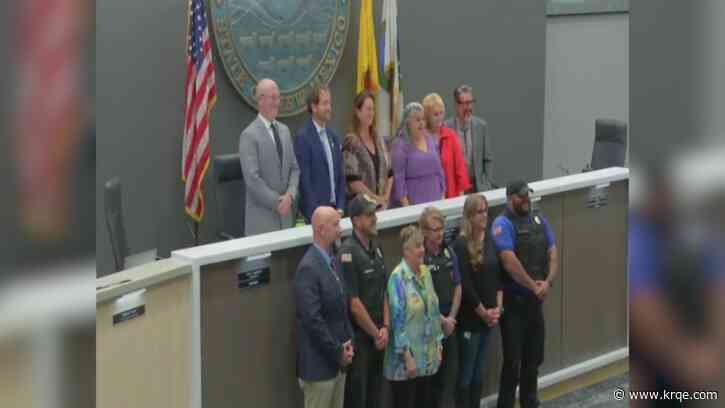 Animal services team recognized for wildfire response efforts
