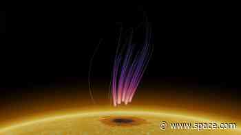 Intense solar storm opens '2-way highway' for charged particles, sparking rare auroras on the sun