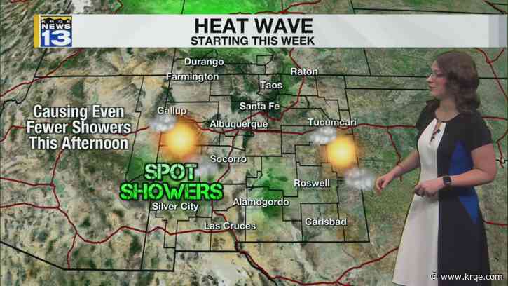 Very hot and dry weather ahead for New Mexico