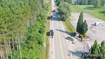 Motorcyclist airlifted with serious injuries after collision