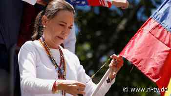 "Wäre Beleidigung für das Volk": Venezuelas Oppositionschefin Machado lehnt Neuwahl ab