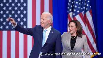 Biden preist Harris und spottet über „Donald Dump“
