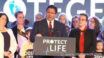 DeSantis visits Tampa to speak about abortion amendment