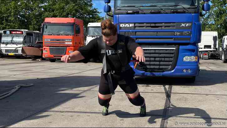 Lelystad - Krachtsporter Patricia Smit is klaar voor EK-debuut 'Sterkste Vrouw'