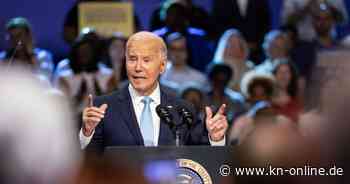 US-Wahlkampf: Joe Biden lobt Harris – und spottet über „Donald Dump“
