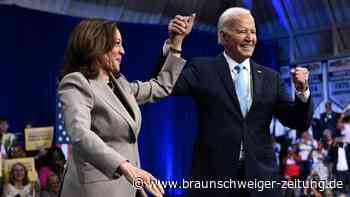 Biden spottet bei Auftritt mit Harris über „Donald Dump“