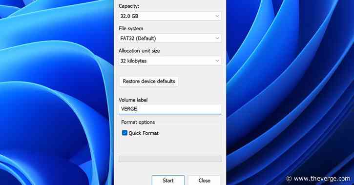 Microsoft is finally removing the FAT32 partition size limit in Windows 11