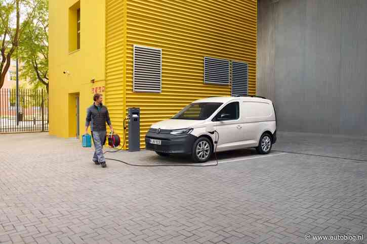 Volkswagen Caddy heeft een stekker met een puike actieradius
