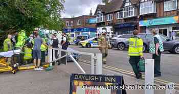 Man taken to hospital after car crashes into fence in Petts Wood