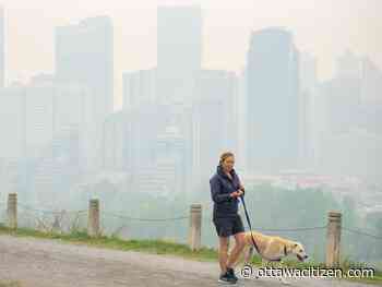 Forecast cautions possible air quality issues due to Western forest fires