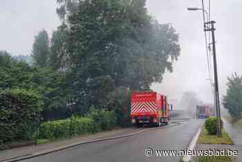 Brand uitgebroken in loods in Berlare: gevaar voor asbest, bewoners moeten ramen en deuren gesloten houden
