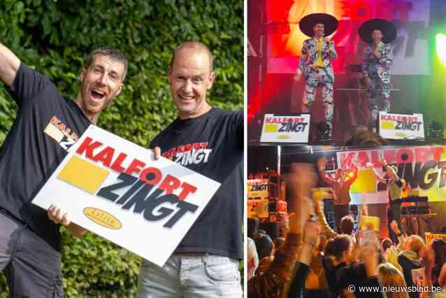 Meezingers afgewisseld met politieke satire: Eddy en Gunter bouwen Kalfortse zangstonde uit tot geliefd volksvermaak