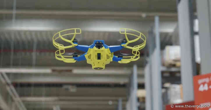 Ikea’s stock-counting warehouse drones will fly alongside workers in the US