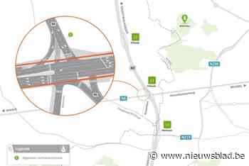 Rozenlaan ontoegankelijk vanaf afrit R0 buitenring in Dilbeek