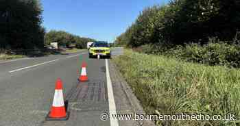 Officers warn motorists of possible long delays after collapsed drain