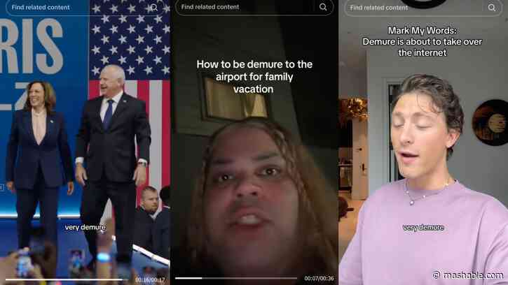 'Very demure' demonstrates TikTok's ability to shape modern language