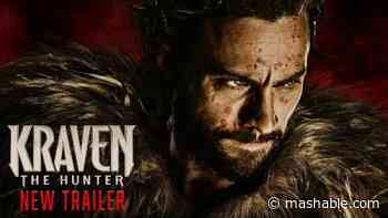 Aaron Taylor-Johnson goes on a bloody rampage in 'Kraven the Hunter' trailer