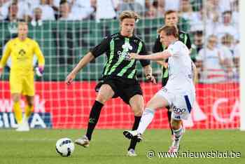 Cercle-doelman Maxime Delanghe tevreden over zijn Europese debuut: “Dit is toch wel een mijlpaal”