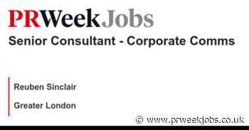 Reuben Sinclair: Senior Consultant - Corporate Comms