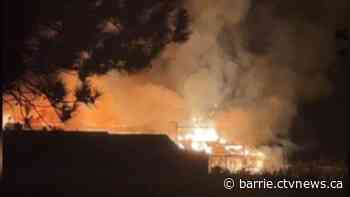 Fire destroys barn, garage at Midland veterinary property