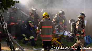 Saskatoon house fire sends one person to hospital
