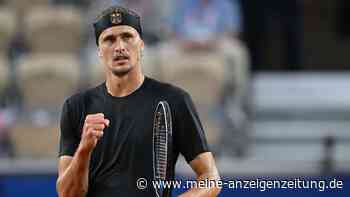 Zverev beim Turnier in Cincinnati im Viertelfinale