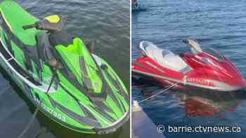 Jet skis stolen in Barrie tracked over the border