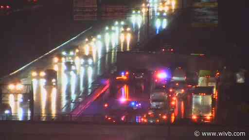 Jackknifed semi-trailer closes I-190 North