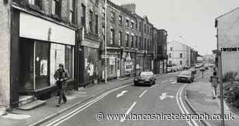 View along King Street shows empty shops in Blackburn town centre