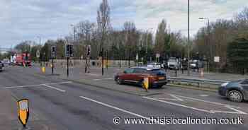 Police officer injured in 'hit and run' crash after pursuit along busy road