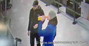 Police want to speak to these men after 'theft and fraud' outside hotel