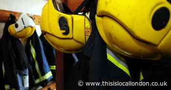 Firefighters tackle grassfire near Bexley Park Woods in Dartford
