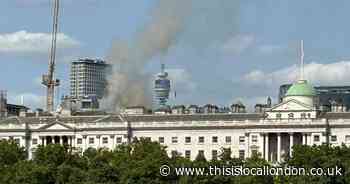 Live updates as around 125 firefighters tackle blaze at Somerset House