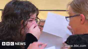 Students share joy on results day