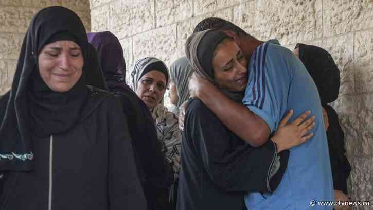 An Israeli airstrike kills 18 members of a family in Gaza as mediators hope for a ceasefire