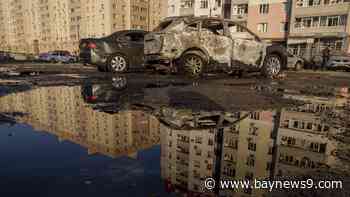 Missile sparks blaze in Ukraine as Kyiv's troops push into Russia's Kursk region